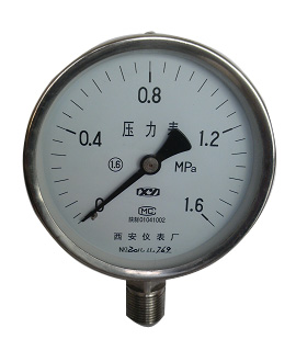 YTF-100不锈钢压力表